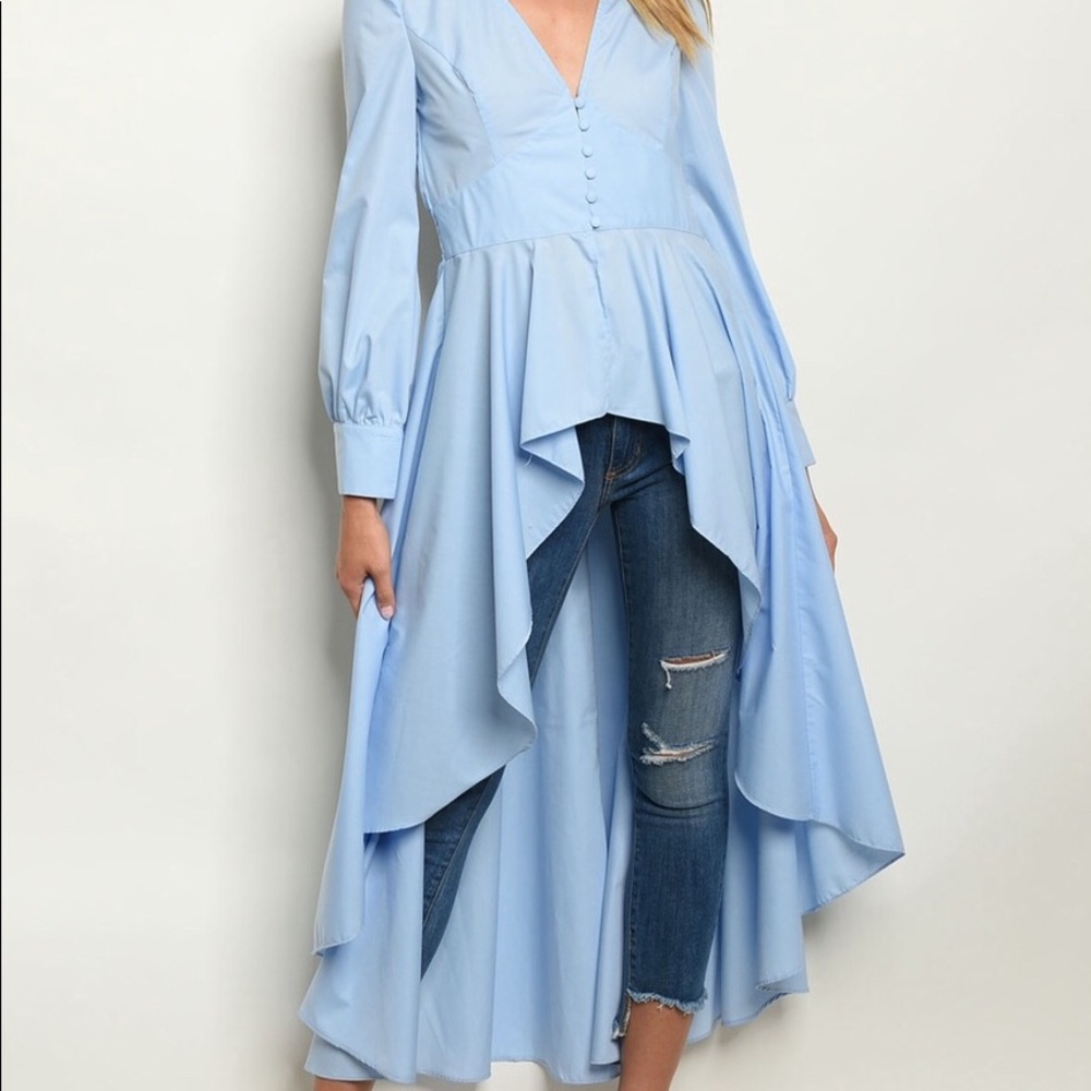 🌸INA Gorgeous Hi-Low Duster Blouse - Picture 2 of 3